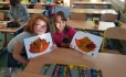 Tvoření z listí ve školní družině